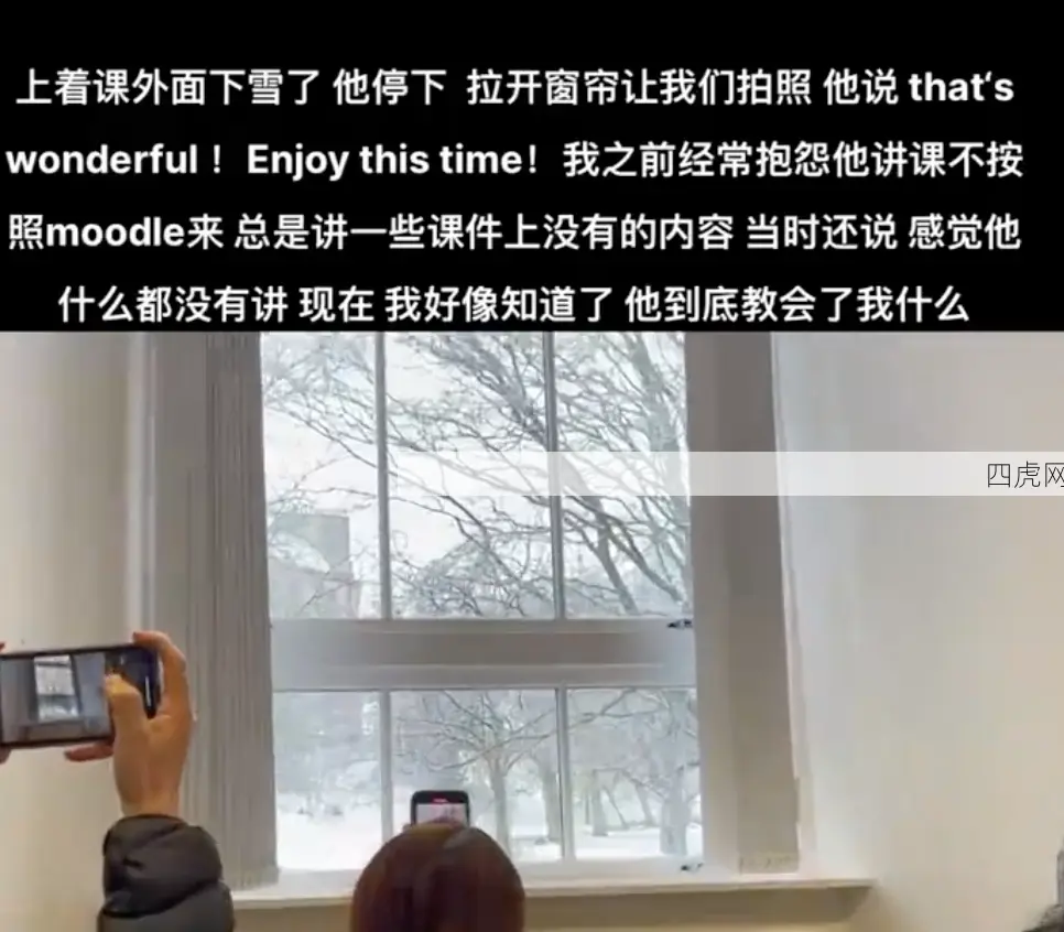 想起了初中语文课停下来看的那场雨